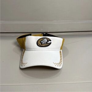 Charlotte Knights Minor League Baseball Team White Visor Embroidered Adjustable